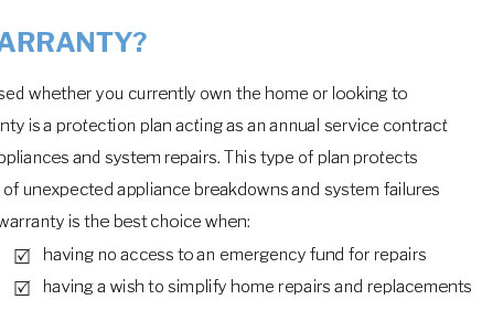 home warranty outagamie